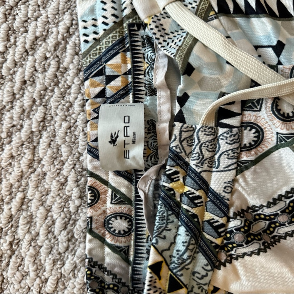 Etro Geometric Pattern Pants - Picture 4 of 8